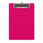 Pink Pattern, Abstract, Background, Bright A5 Acrylic Clipboard