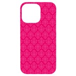 Pink Pattern, Abstract, Background, Bright iPhone 14 Pro Max Black UV Print Case