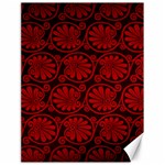 Red Floral Pattern Floral Greek Ornaments Canvas 18  x 24 