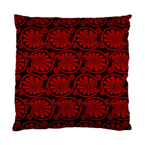 Red Floral Pattern Floral Greek Ornaments Standard Cushion Case (One Side) from ZippyPress Front