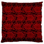 Red Floral Pattern Floral Greek Ornaments Large Cushion Case (One Side)