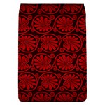 Red Floral Pattern Floral Greek Ornaments Removable Flap Cover (L)