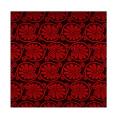 Red Floral Pattern Floral Greek Ornaments Duvet Cover Double Side (Full/ Double Size) from ZippyPress Back