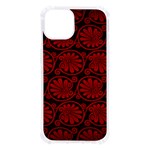 Red Floral Pattern Floral Greek Ornaments iPhone 13 TPU UV Print Case