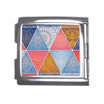 Texture With Triangles Mega Link Italian Charm (18mm)