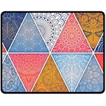 Texture With Triangles Fleece Blanket (Medium)