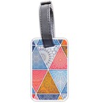 Texture With Triangles Luggage Tag (one side)