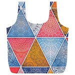Texture With Triangles Full Print Recycle Bag (XXL)