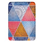 Texture With Triangles Rectangular Glass Fridge Magnet (4 pack)