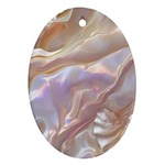 Silk Waves Abstract Ornament (Oval)