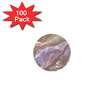 Silk Waves Abstract 1  Mini Buttons (100 pack) 