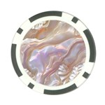 Silk Waves Abstract Poker Chip Card Guard