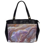 Silk Waves Abstract Oversize Office Handbag