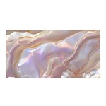 Silk Waves Abstract Satin Wrap 35  x 70 