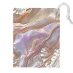 Silk Waves Abstract Drawstring Pouch (4XL)