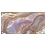 Silk Waves Abstract Banner and Sign 4  x 2 