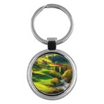 Countryside Landscape Nature Key Chain (Round)