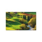 Countryside Landscape Nature Sticker (Rectangular)