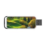 Countryside Landscape Nature Portable USB Flash (One Side)