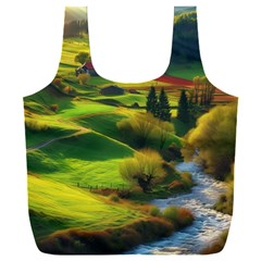 Countryside Landscape Nature Full Print Recycle Bag (XXL) from ZippyPress Front