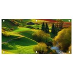 Countryside Landscape Nature Banner and Sign 4  x 2 