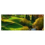 Countryside Landscape Nature Banner and Sign 8  x 3 