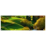 Countryside Landscape Nature Banner and Sign 9  x 3 