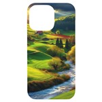 Countryside Landscape Nature iPhone 14 Pro Max Black UV Print Case