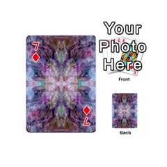 Blended butterfly Playing Cards 54 Designs (Mini) from ZippyPress Front - Diamond7
