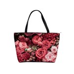 Pink Roses Flowers Love Nature Classic Shoulder Handbag