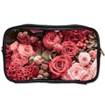 Pink Roses Flowers Love Nature Toiletries Bag (One Side)