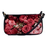 Pink Roses Flowers Love Nature Shoulder Clutch Bag