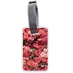 Pink Roses Flowers Love Nature Luggage Tag (one side)