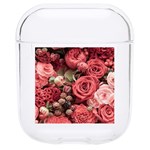 Pink Roses Flowers Love Nature Hard PC AirPods 1/2 Case