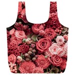 Pink Roses Flowers Love Nature Full Print Recycle Bag (XXXL)
