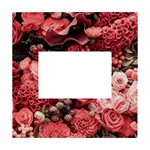 Pink Roses Flowers Love Nature White Box Photo Frame 4  x 6 