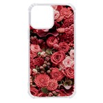 Pink Roses Flowers Love Nature iPhone 13 Pro Max TPU UV Print Case