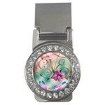 Love Amour Butterfly Colors Flowers Text Money Clips (CZ) 