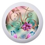 Love Amour Butterfly Colors Flowers Text Dento Box with Mirror