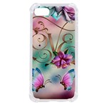 Love Amour Butterfly Colors Flowers Text iPhone SE