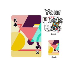 King Bicycle, Geometric Figures, Art, Playing Cards 54 Designs (Mini) from ZippyPress Front - ClubK