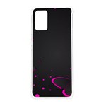 Butterflies, Abstract Design, Pink Black Samsung Galaxy S20Plus 6.7 Inch TPU UV Case