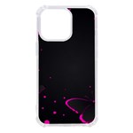Butterflies, Abstract Design, Pink Black iPhone 13 Pro TPU UV Print Case