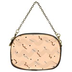 Lines Dots Pattern Abstract Art Chain Purse (Two Sides)