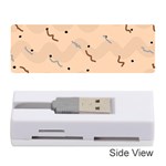 Lines Dots Pattern Abstract Art Memory Card Reader (Stick)