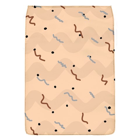 Lines Dots Pattern Abstract Art Removable Flap Cover (S) from ZippyPress Front