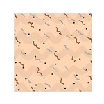 Lines Dots Pattern Abstract Art Square Satin Scarf (30  x 30 )