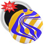 Print Pattern Warp Lines 3  Magnets (100 pack)