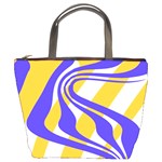 Print Pattern Warp Lines Bucket Bag