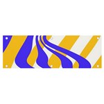 Print Pattern Warp Lines Banner and Sign 6  x 2 